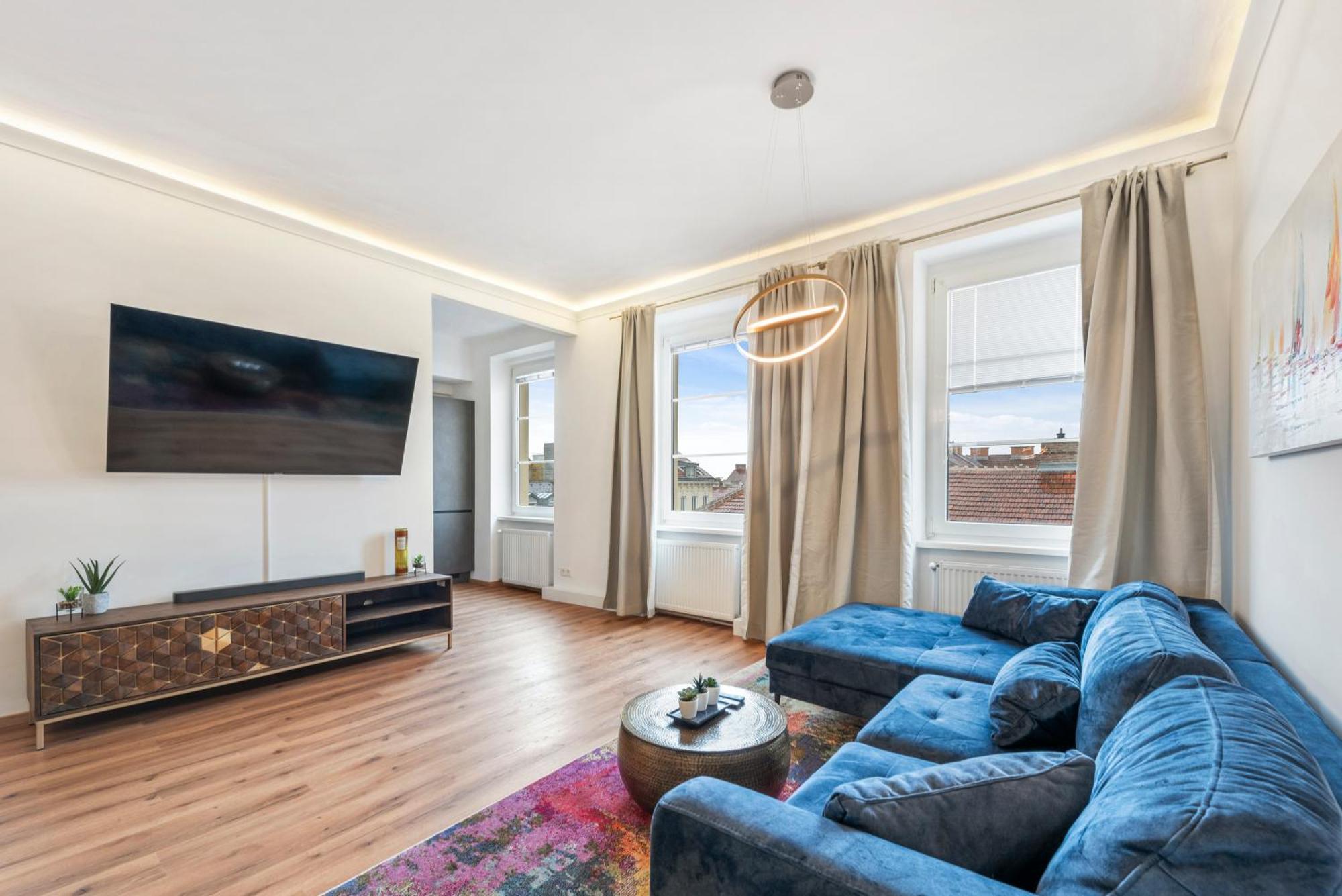 Kuenstlerisches Apartment, 1-schlafzimmer, Flat Tv Apartment Wien